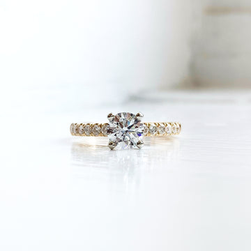 Never settle Engagement Ring Redesign