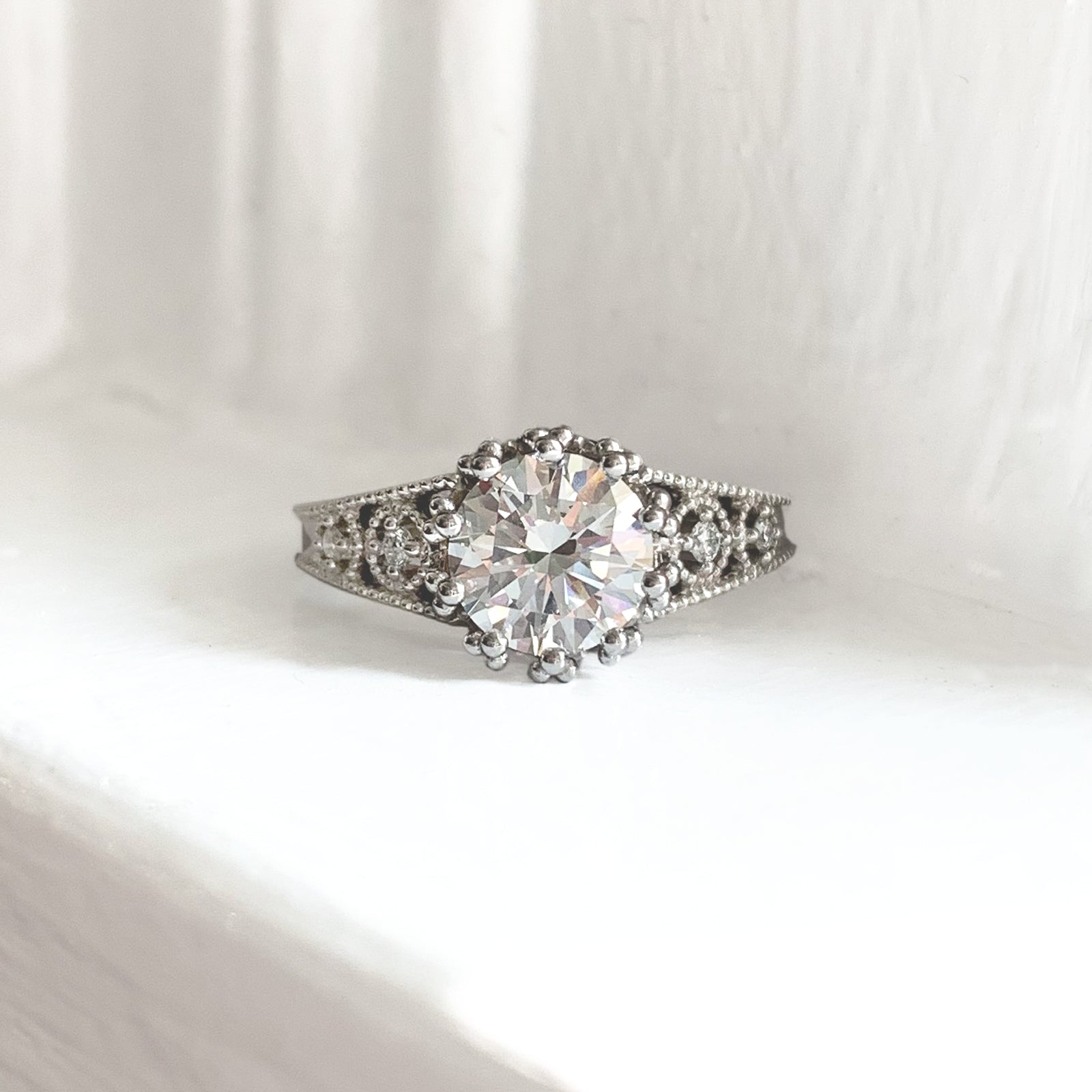 Eagle's Crown Custom Engagement Ring