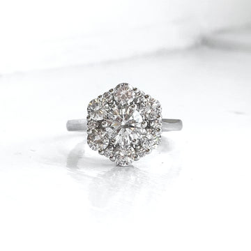 Thoughtful Vintage-Inspired Custom Diamond Ring
