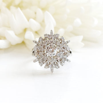 Stunning Snowflake Diamond Ring Redesign
