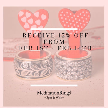 MeditationRings are 15% off until February 14th