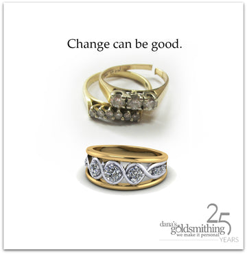 Custom jewellery design: Change can be good.