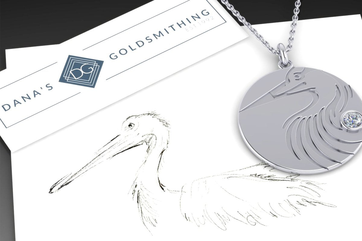 Memory pendants for her Grandchildren