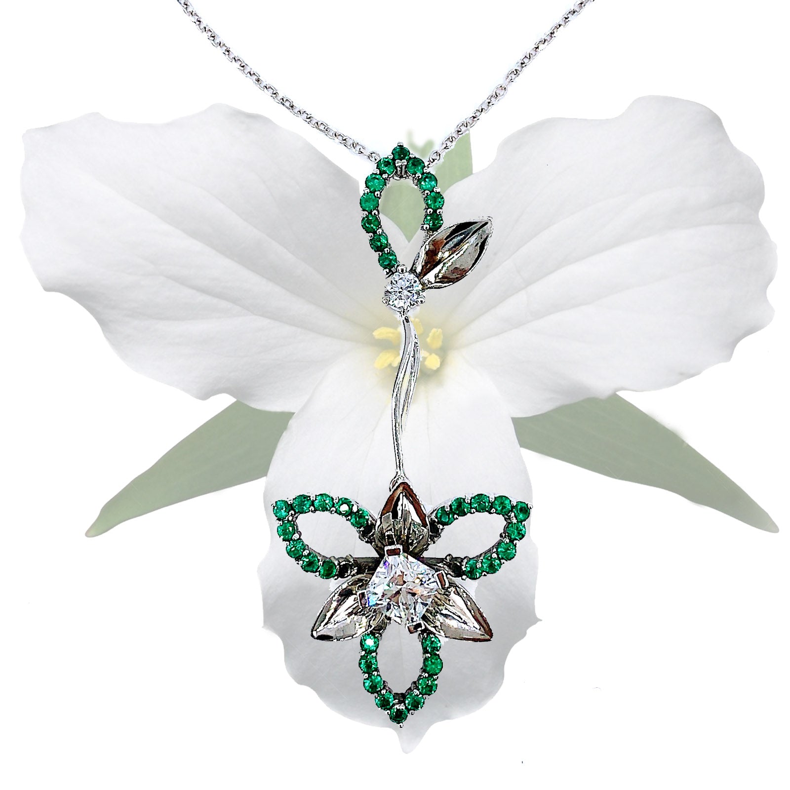 Ontario Trillium Pendant