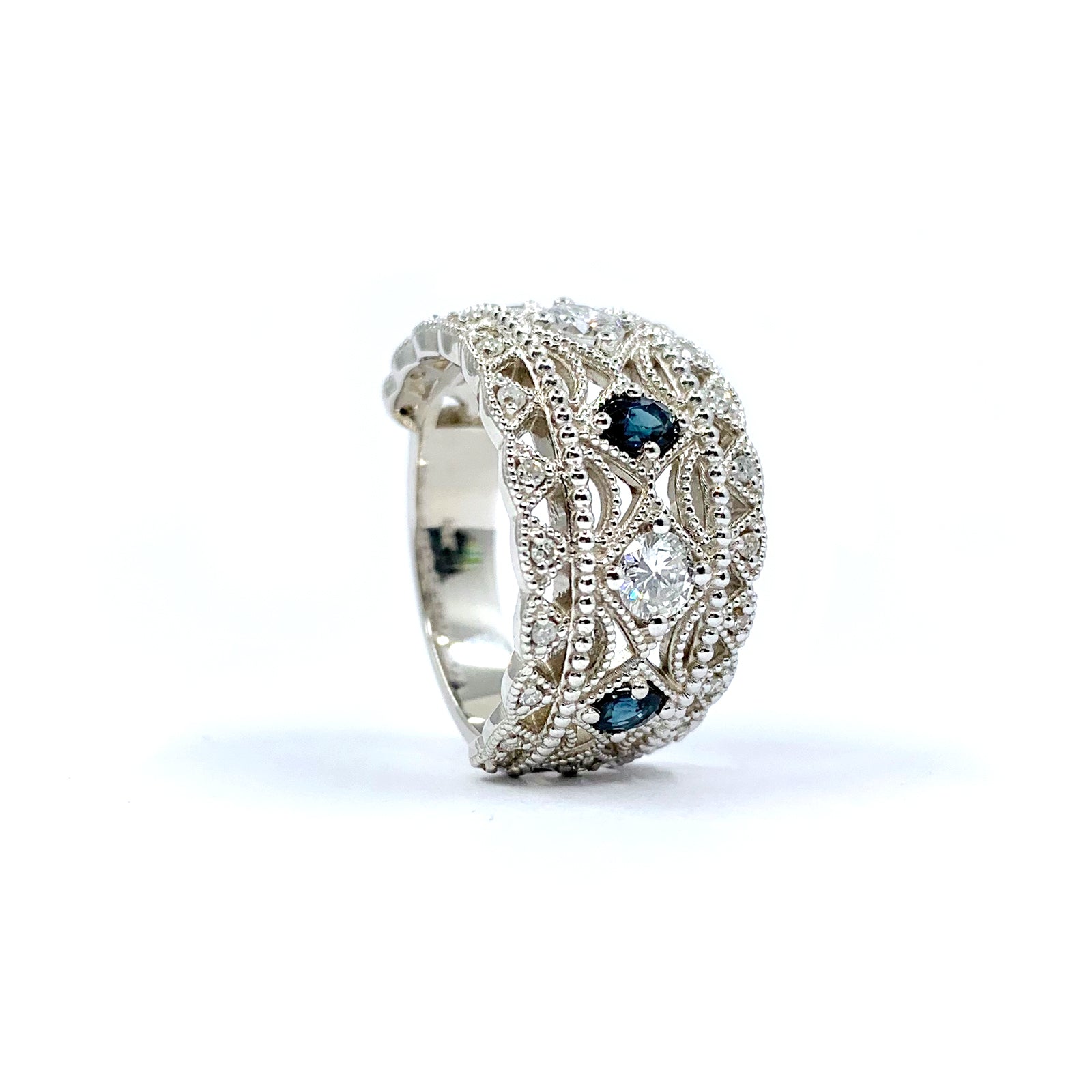 Vintage Sapphire Custom Ring