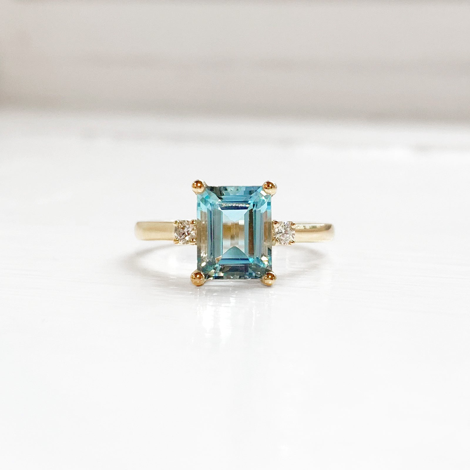 Grandma's Gift Aquamarine Ring