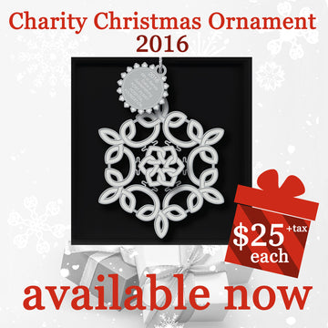 The 2016 Charity Christmas Ornament is here!
