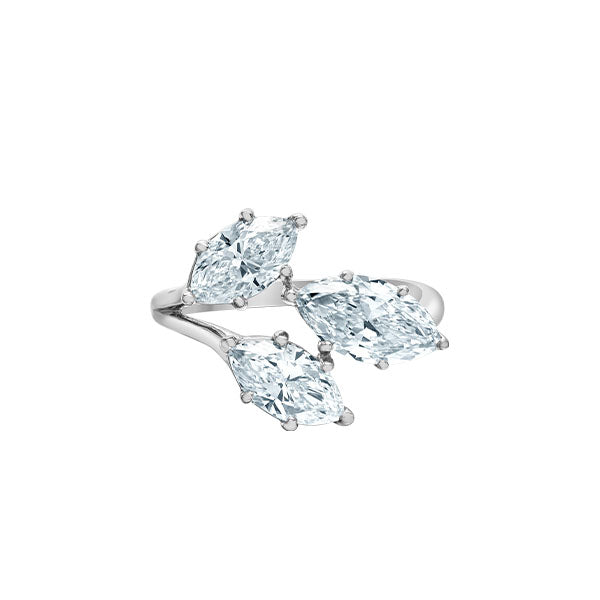 Diamond 3-Stone Dinner Ring - LG 2.47ct (39870)