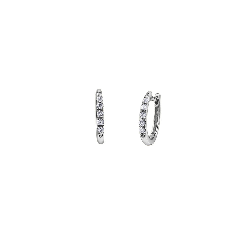 Diamond Huggie Earrings .15ct (34986)