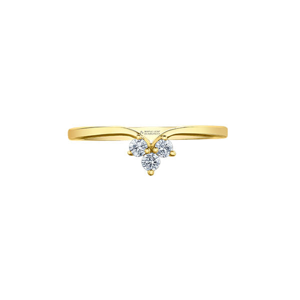 Canadian Diamond V Contour Band .13ct (40328)