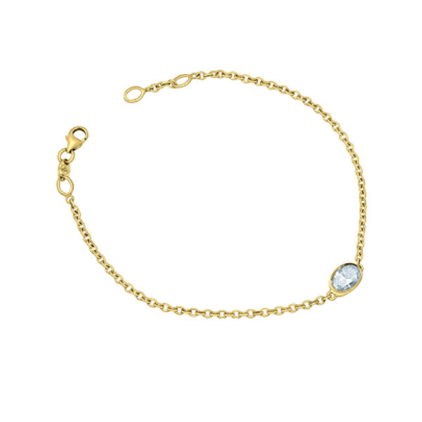 Diamond Single Station Bracelet - LG .70ct (40390)