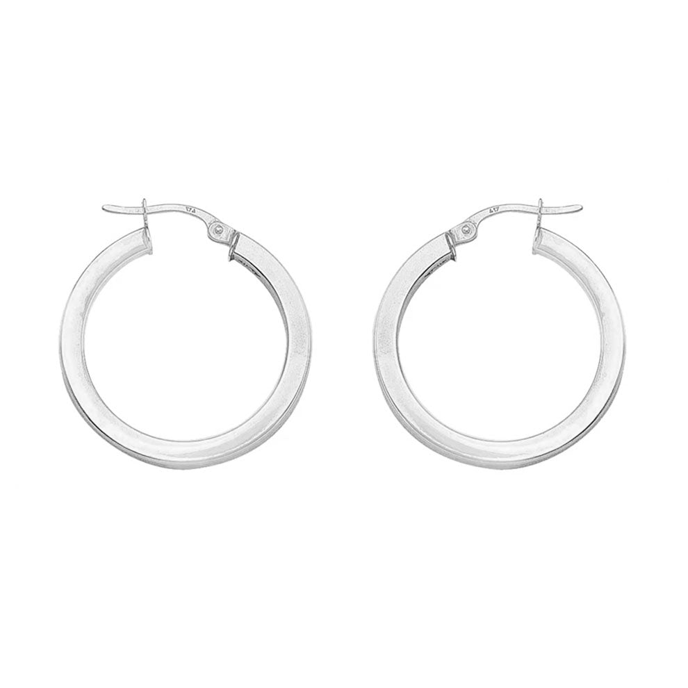 Gold Hoop Earrings 24.5mm (30320)
