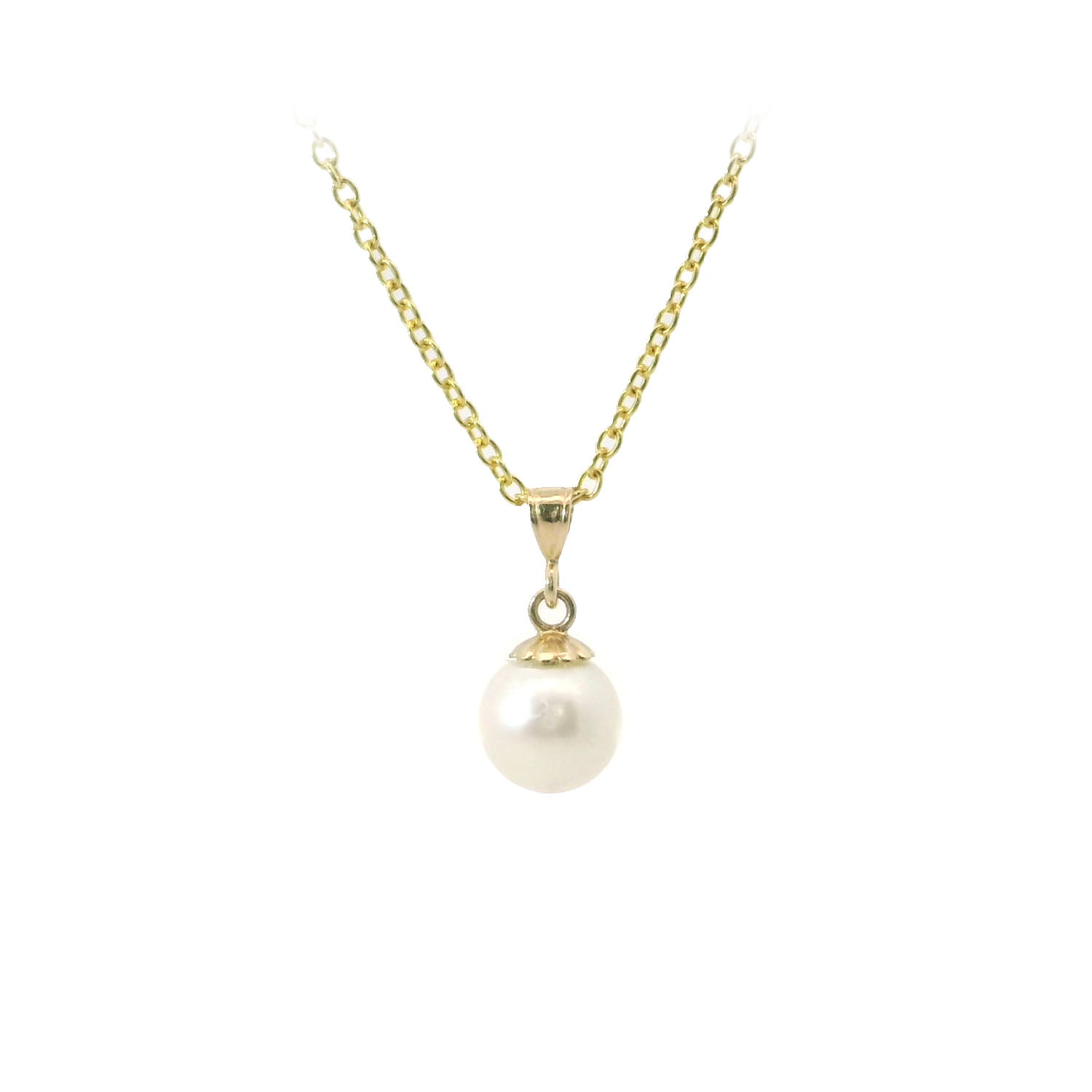 Genuine Pearl Drop Pendant (39488)