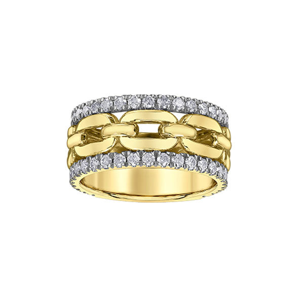Diamond Chain Link Dinner Ring 1.00ct (40130)