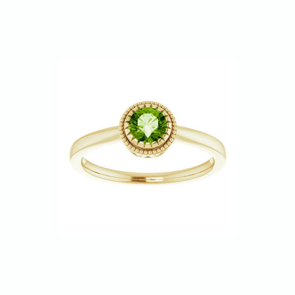 Genuine Vintage Peridot Ring (40680)