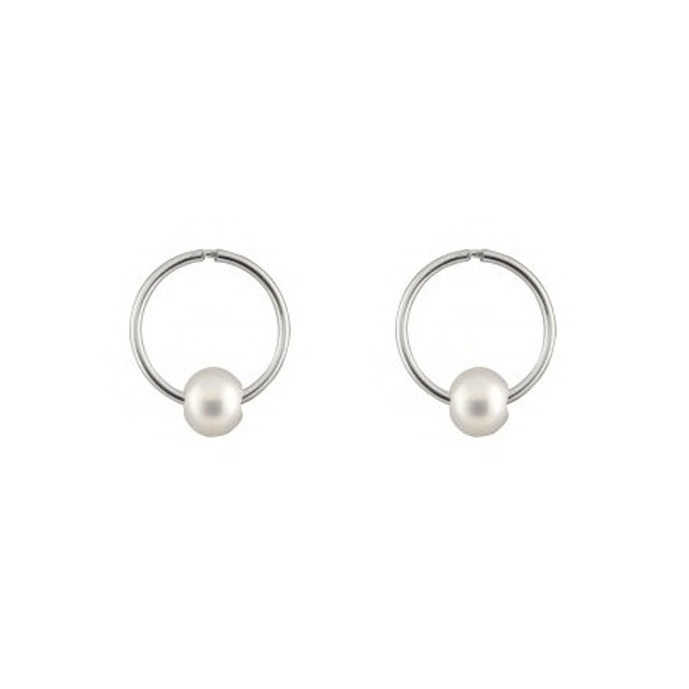 Genuine Pearl Keeper Earrings (39749)