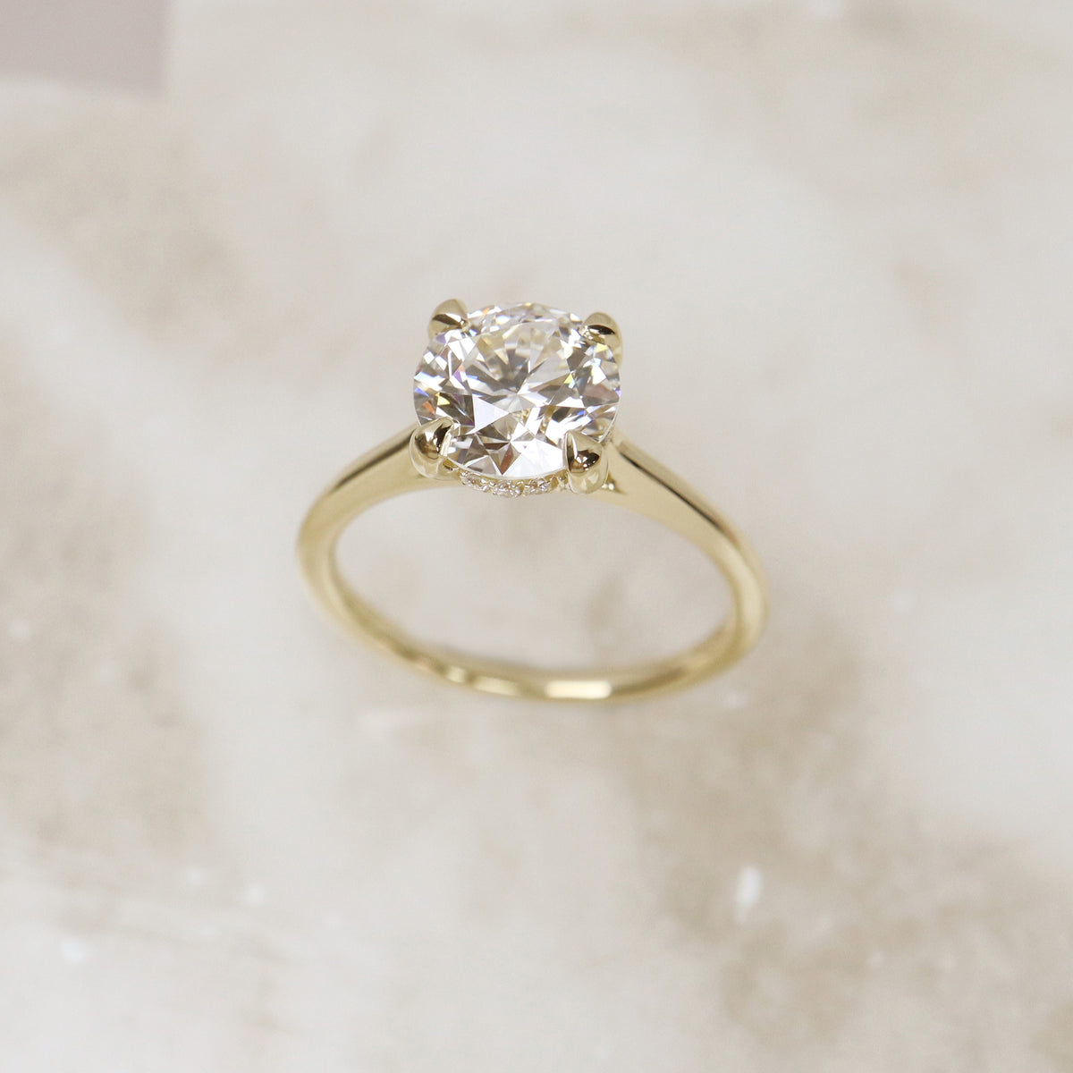 Diamond Engagement Ring with Hidden Halo - LG 2.03ct (41110)