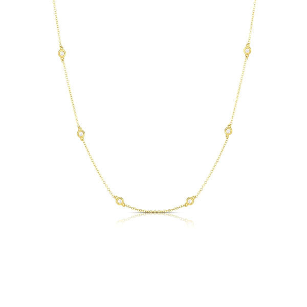 Diamond Station Necklace - LG 2.00ct (39165)