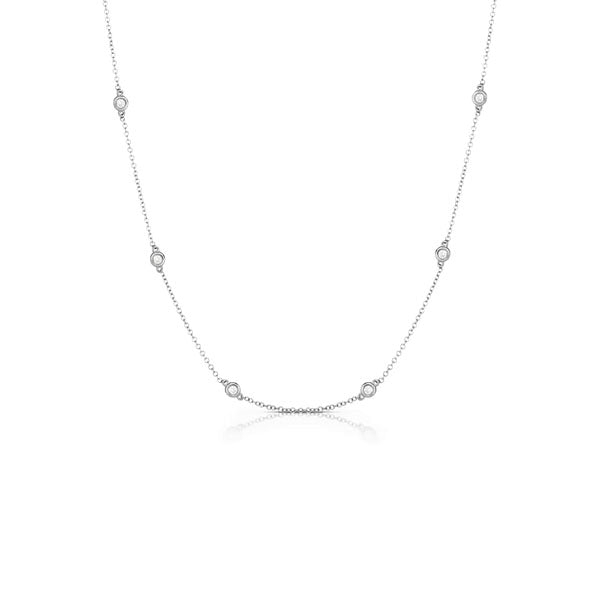 Diamond Station Necklace - LG 2.00ct (39164)