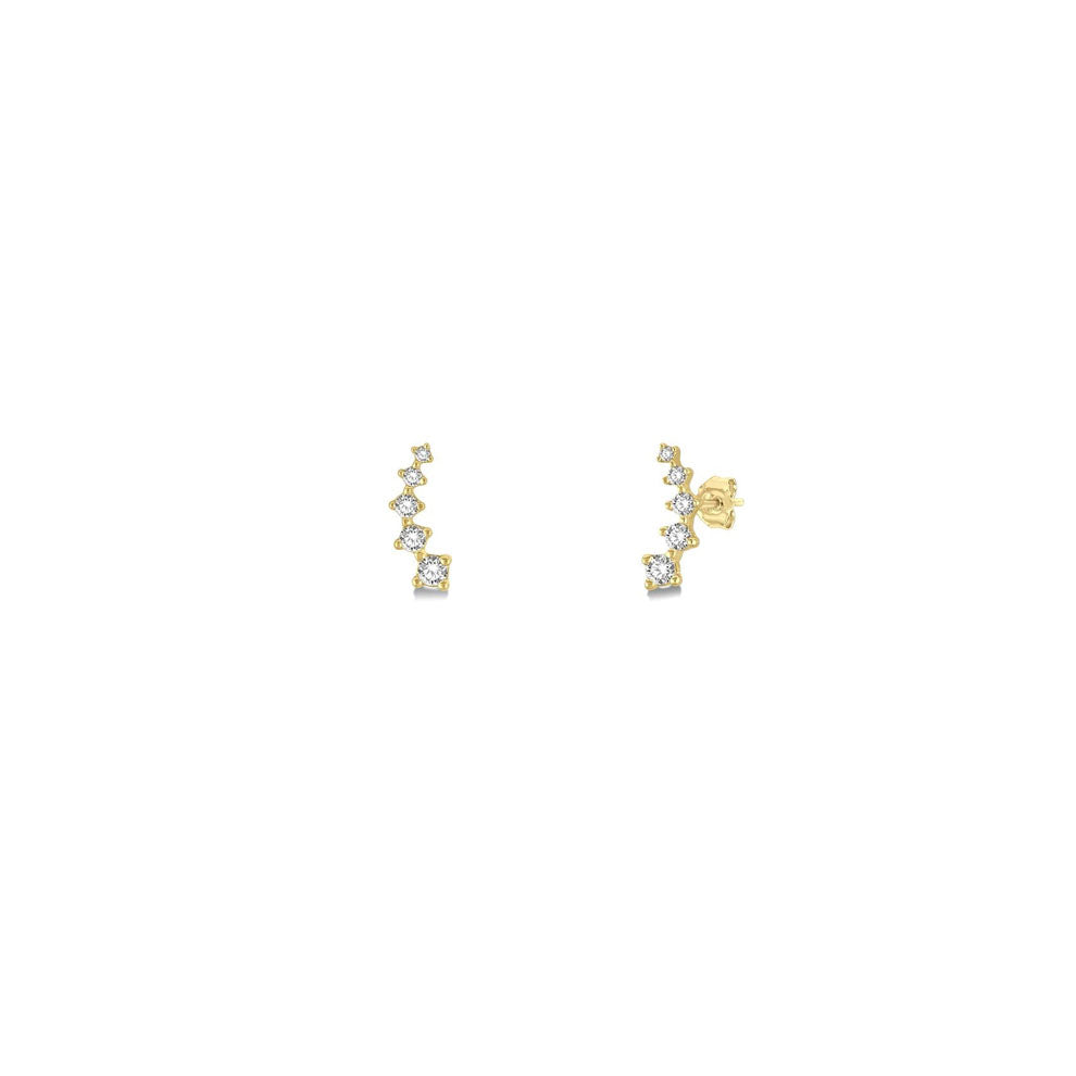 Diamond Climber Stud Earring .10ct (38878)