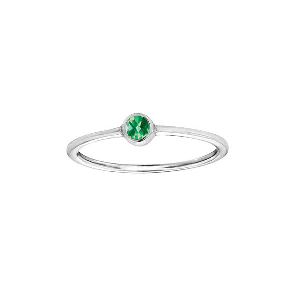 Genuine Emerald Birthstone Ring (29470)