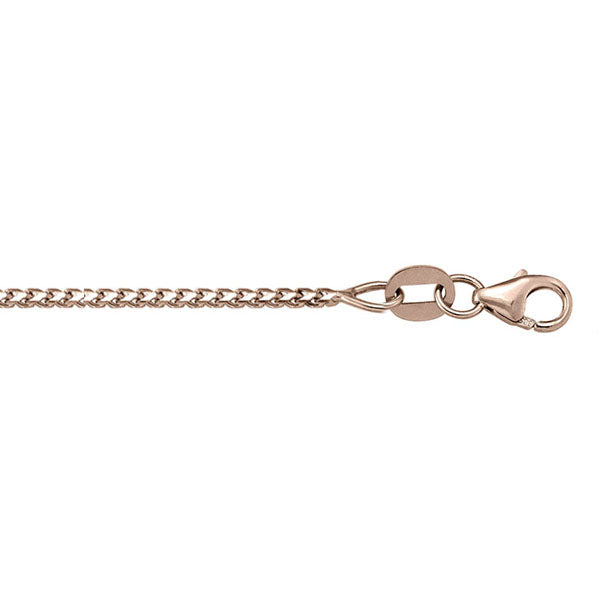 Gold Solid Franco Link Chain 1mm 18in (34192)