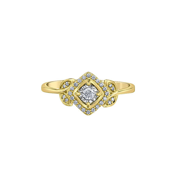 Diamond Illuminaire Halo Ring .15ct (41068)