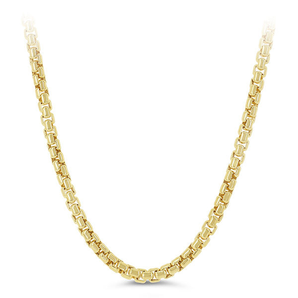 Sempre ORO Necklace - Rounded Box Link Chain 22in (41173)