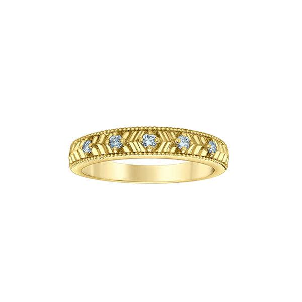 Diamond 5-Stone Anniversary Band - LG .13ct (41062)