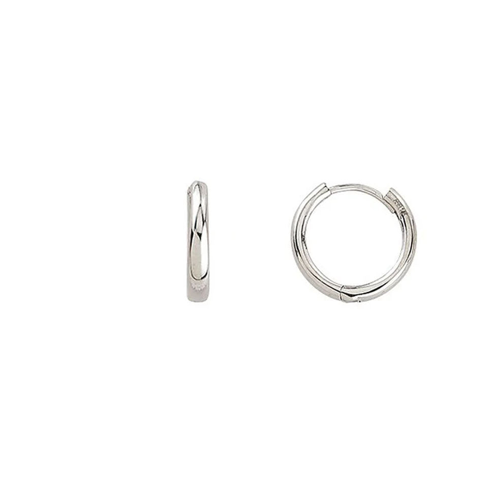 Gold Huggie Earrings 14mm (39737)