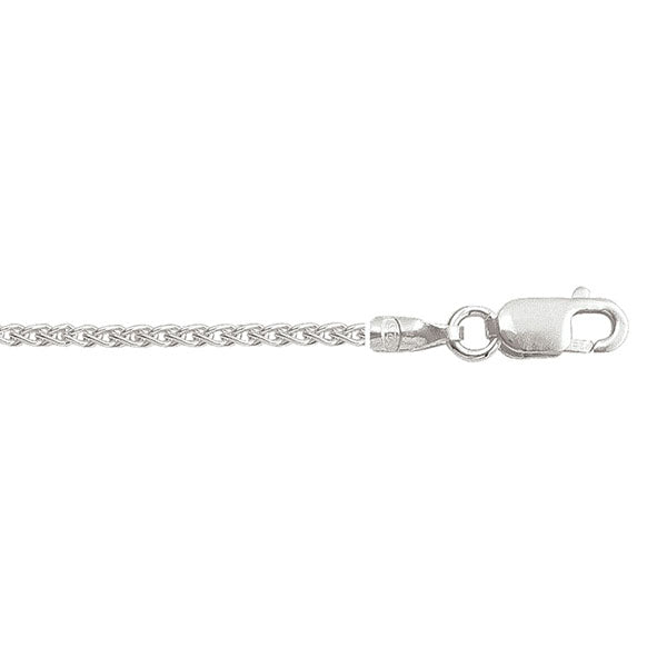 Sterling Silver Wheat Chain 1.2mm 22in (31544)