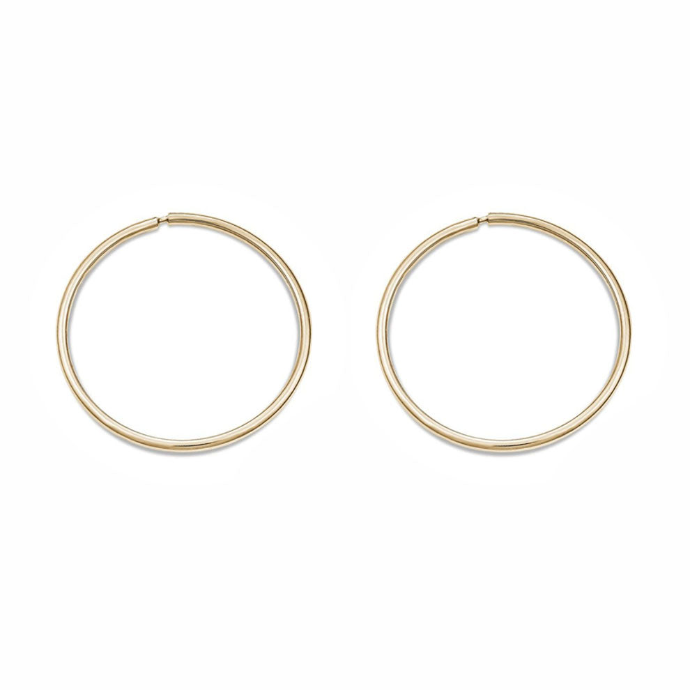 Gold 20mm Keeper Earrings (25593)