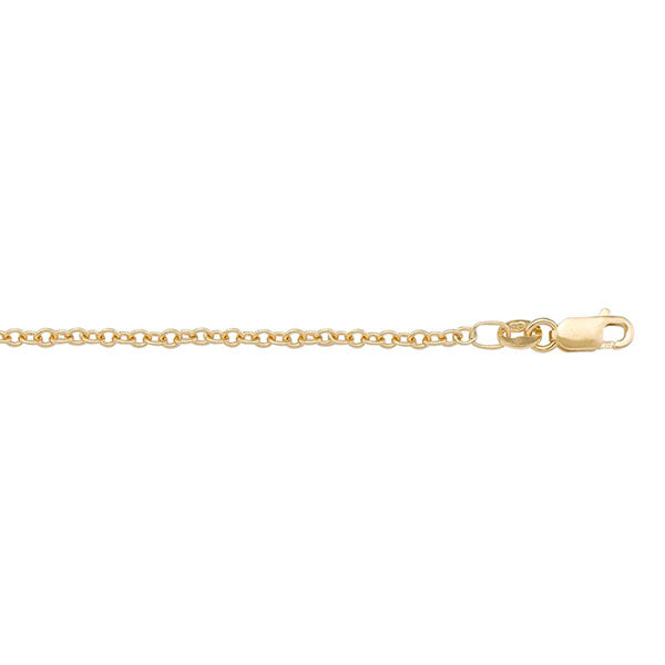 Gold Open Link Cable Chain 1.5mm 20in (28149)