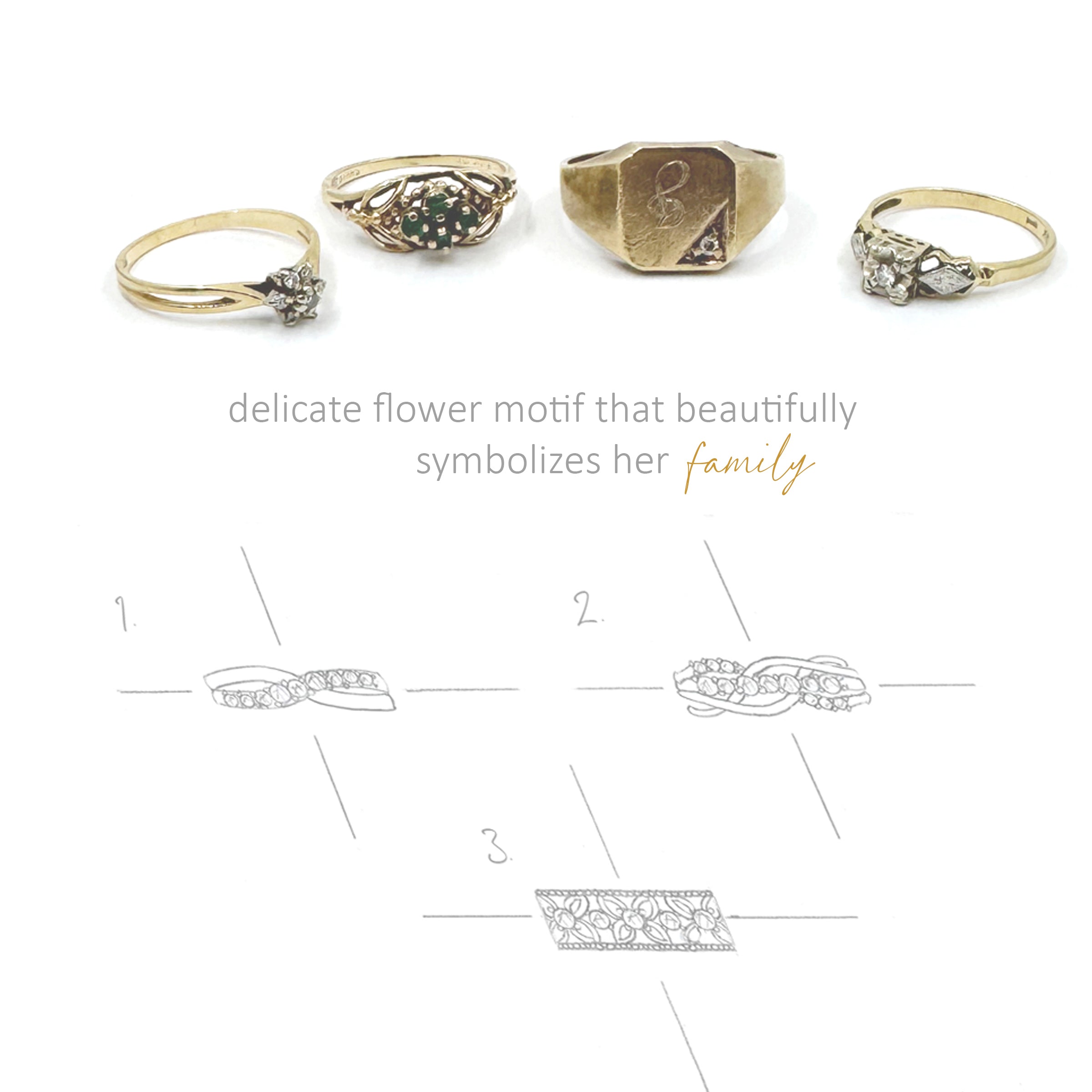 Delicate Flower Motif