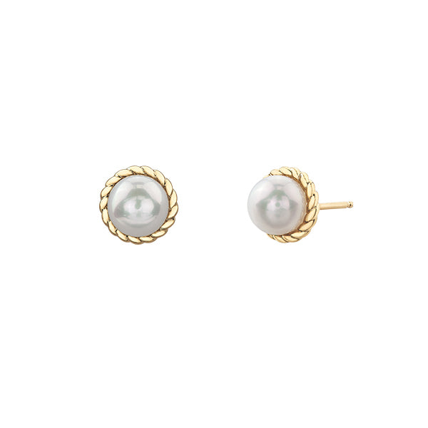 Genuine Pearl Studs Earrings (31826)