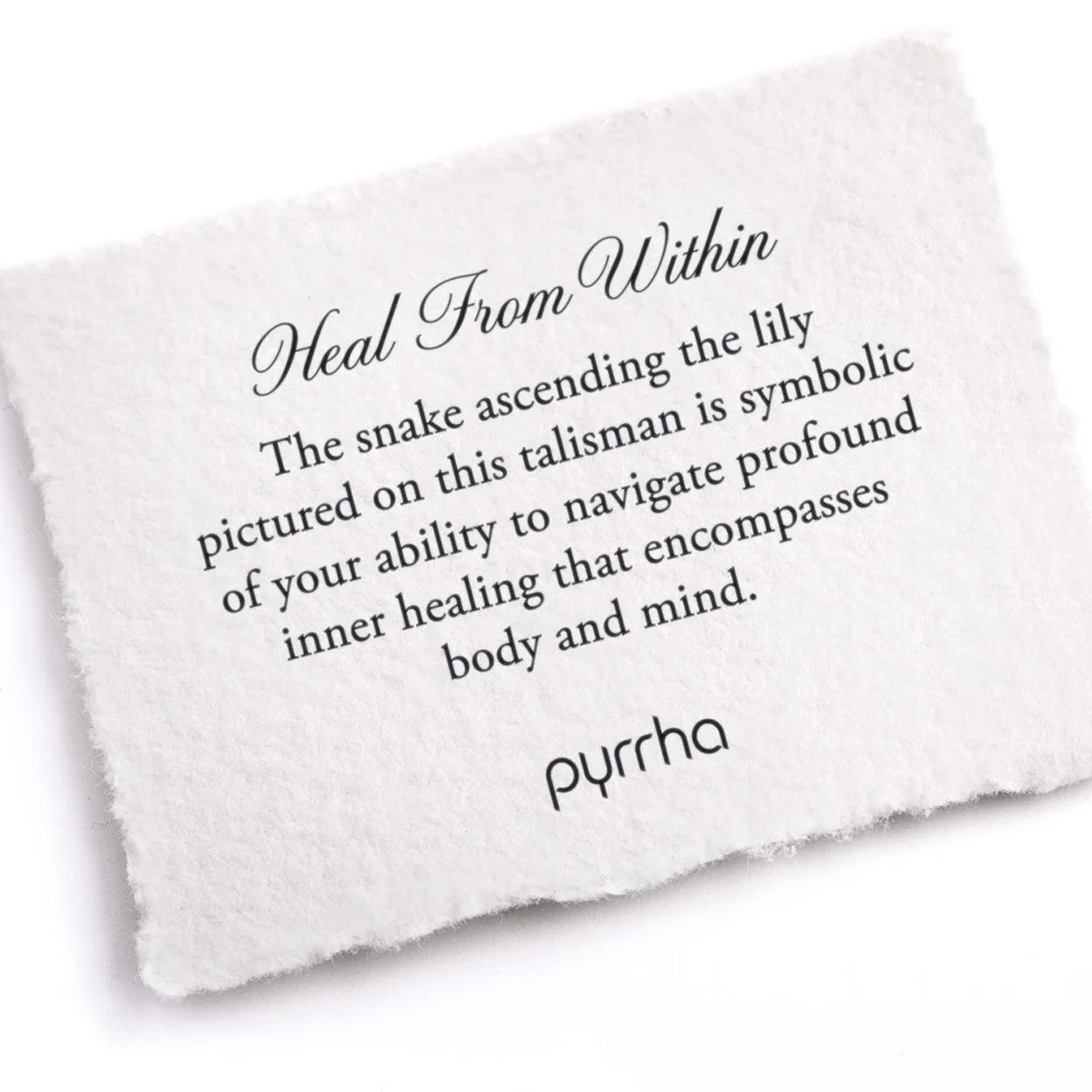 Pyrrha Necklace 'Heal From Within' 18in (36250)
