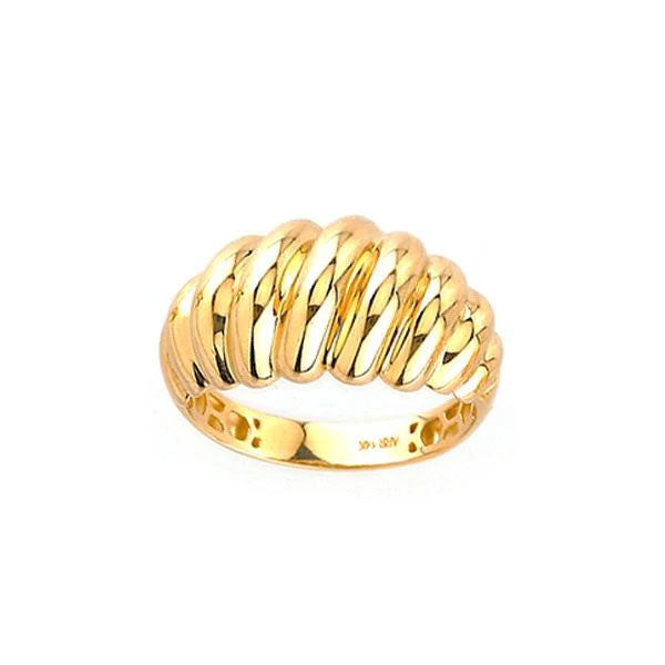 Gold Wave Ring (37172)