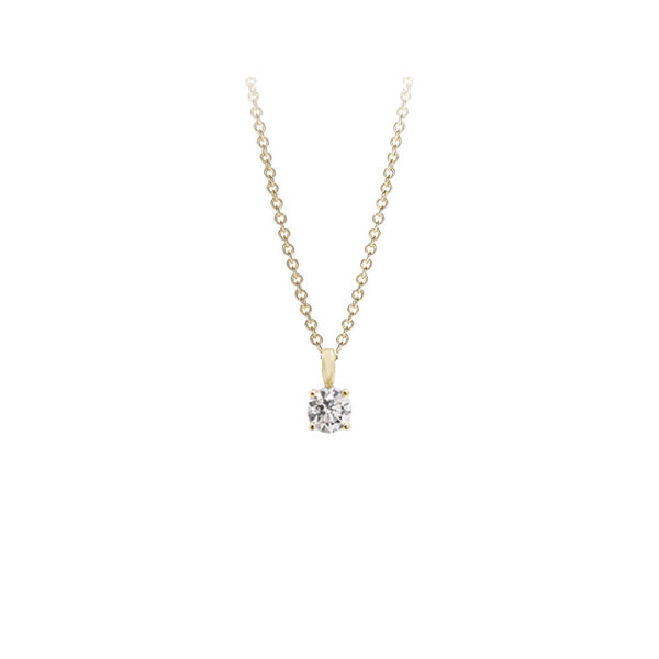 Diamond Solitaire Pendant .10ct (37750)