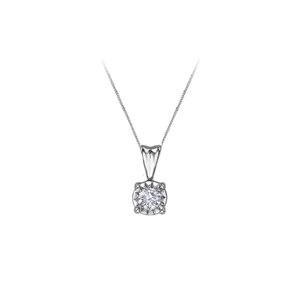 Diamond 'Illuminaire' Solitaire Pendant .20ct (38360)