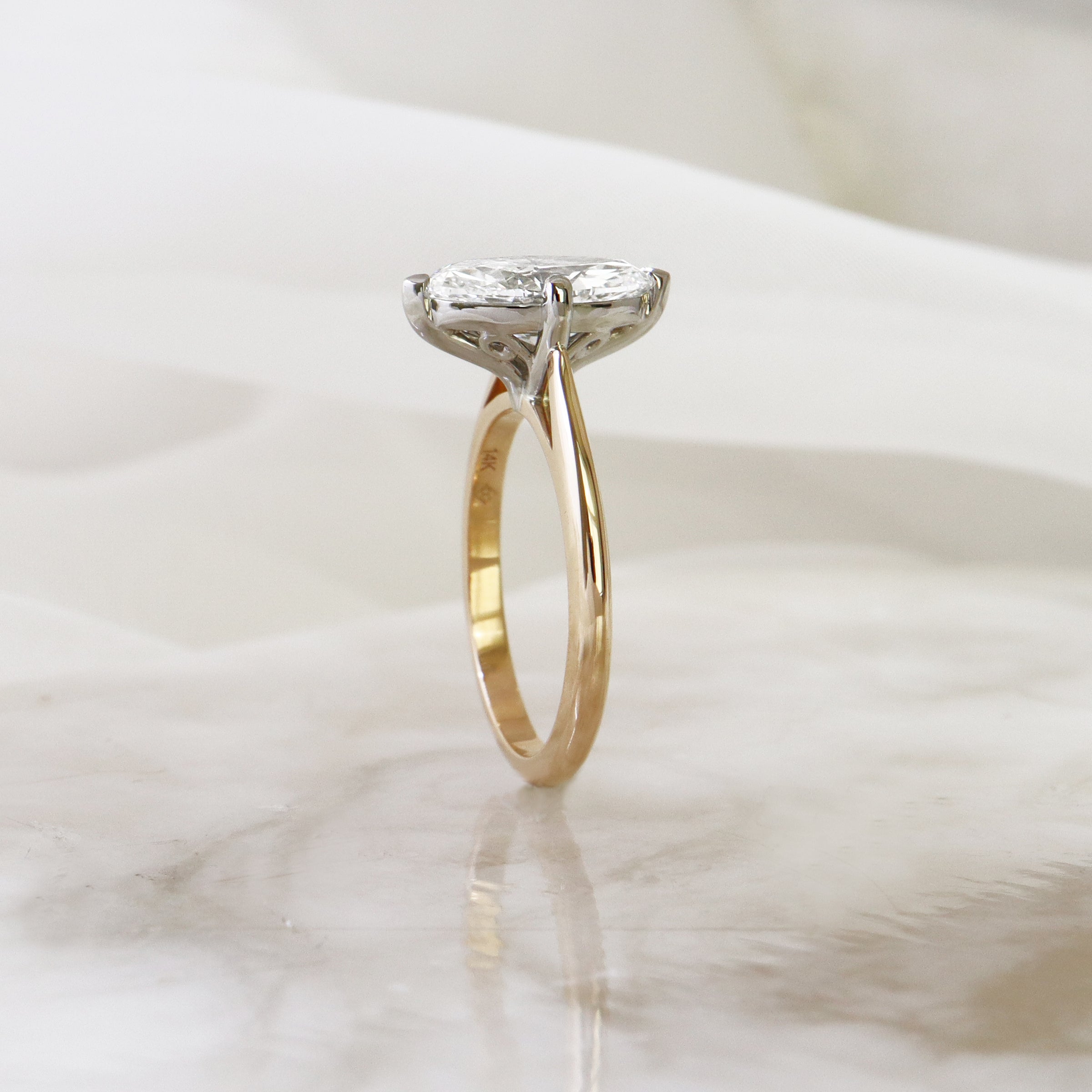 Diamond Solitaire Engagement Ring - LG 1.75ct (38539)