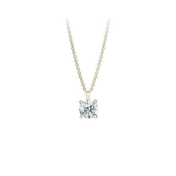 Diamond Solitaire Pendant - LG .50ct (39281)