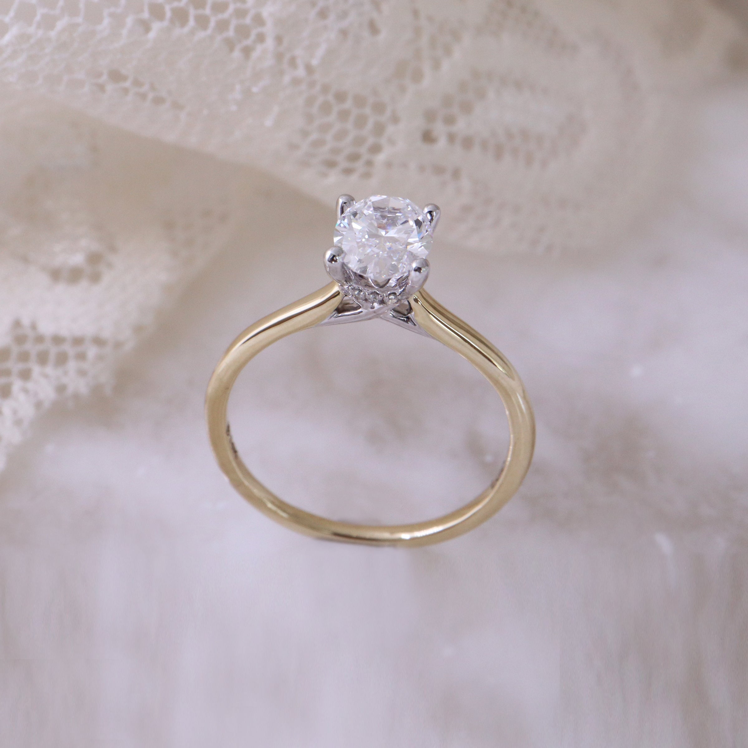 Diamond Solitaire Engagement Ring - LG 1.10ct (39382)