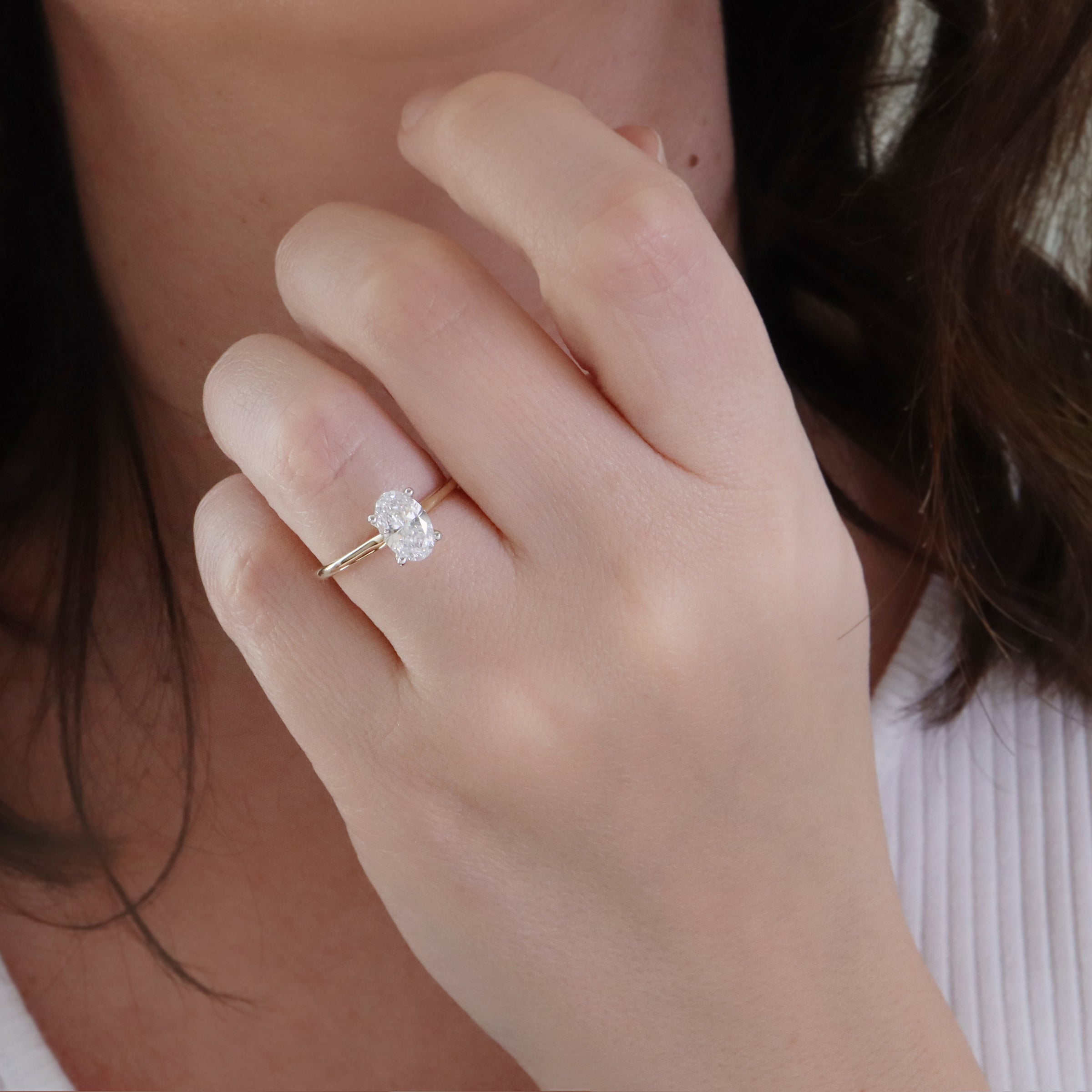 Diamond Solitaire Engagement Ring - LG 1.10ct (39382)