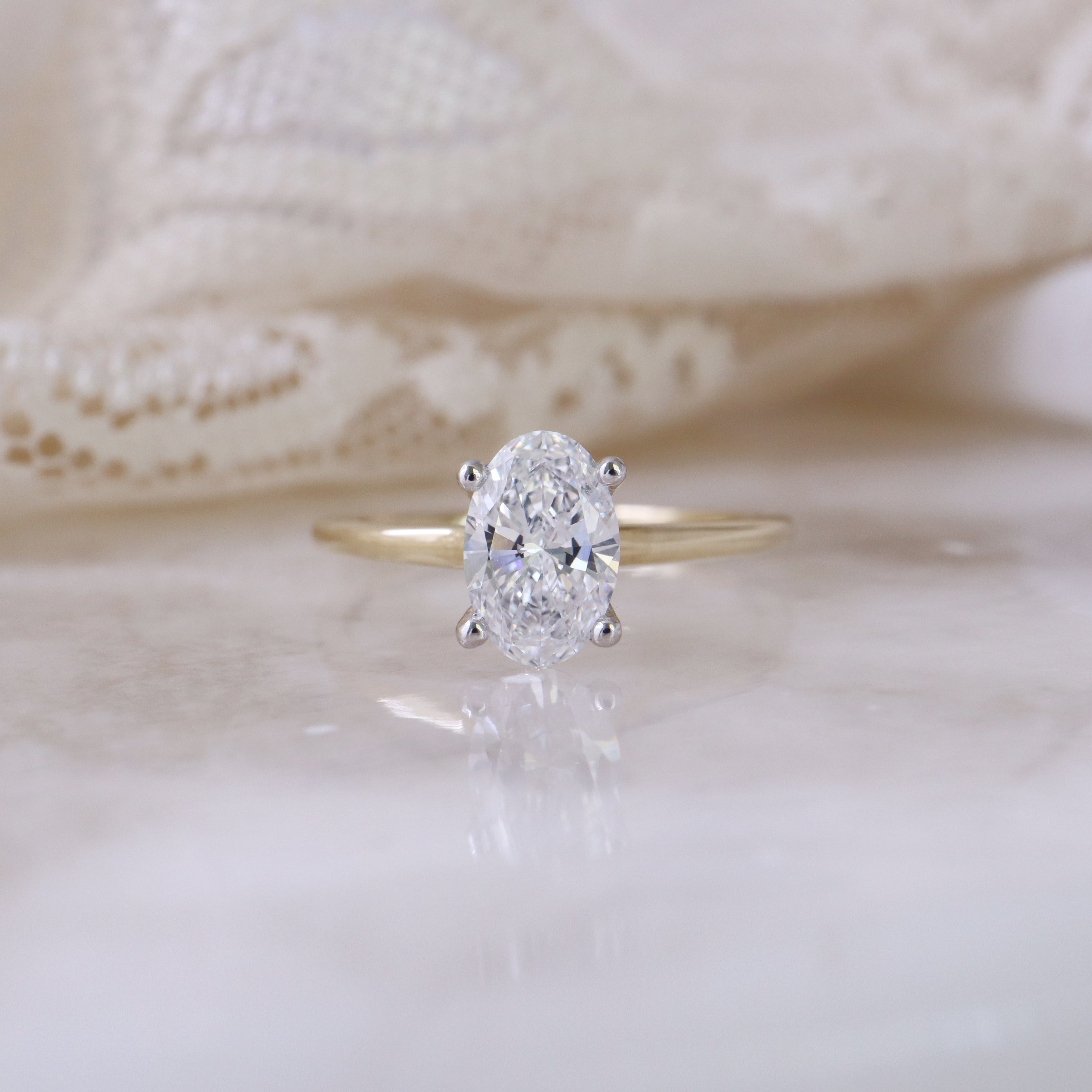 Diamond Solitaire Engagement Ring - LG 1.10ct (39382)