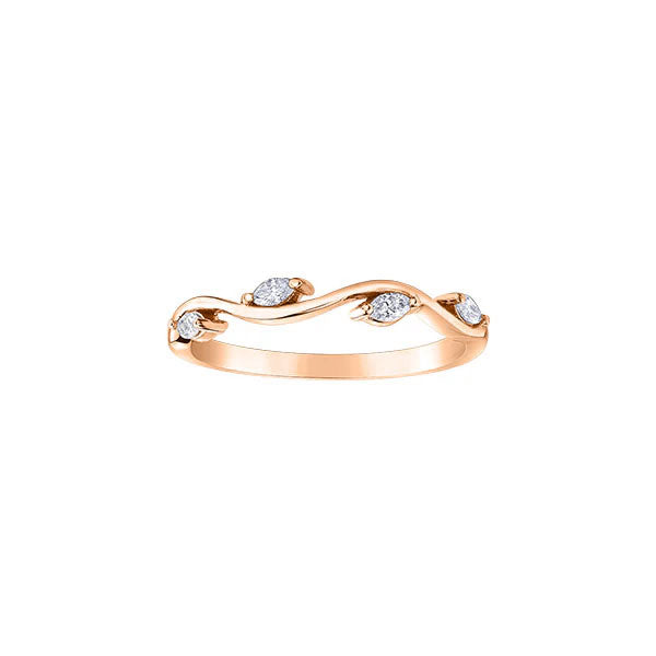 Diamond Marquise Wave Ring .14ct (39491)