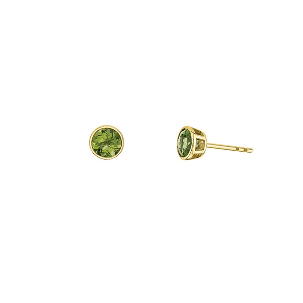 Genuine Peridot Birthstone Earrings (39682)