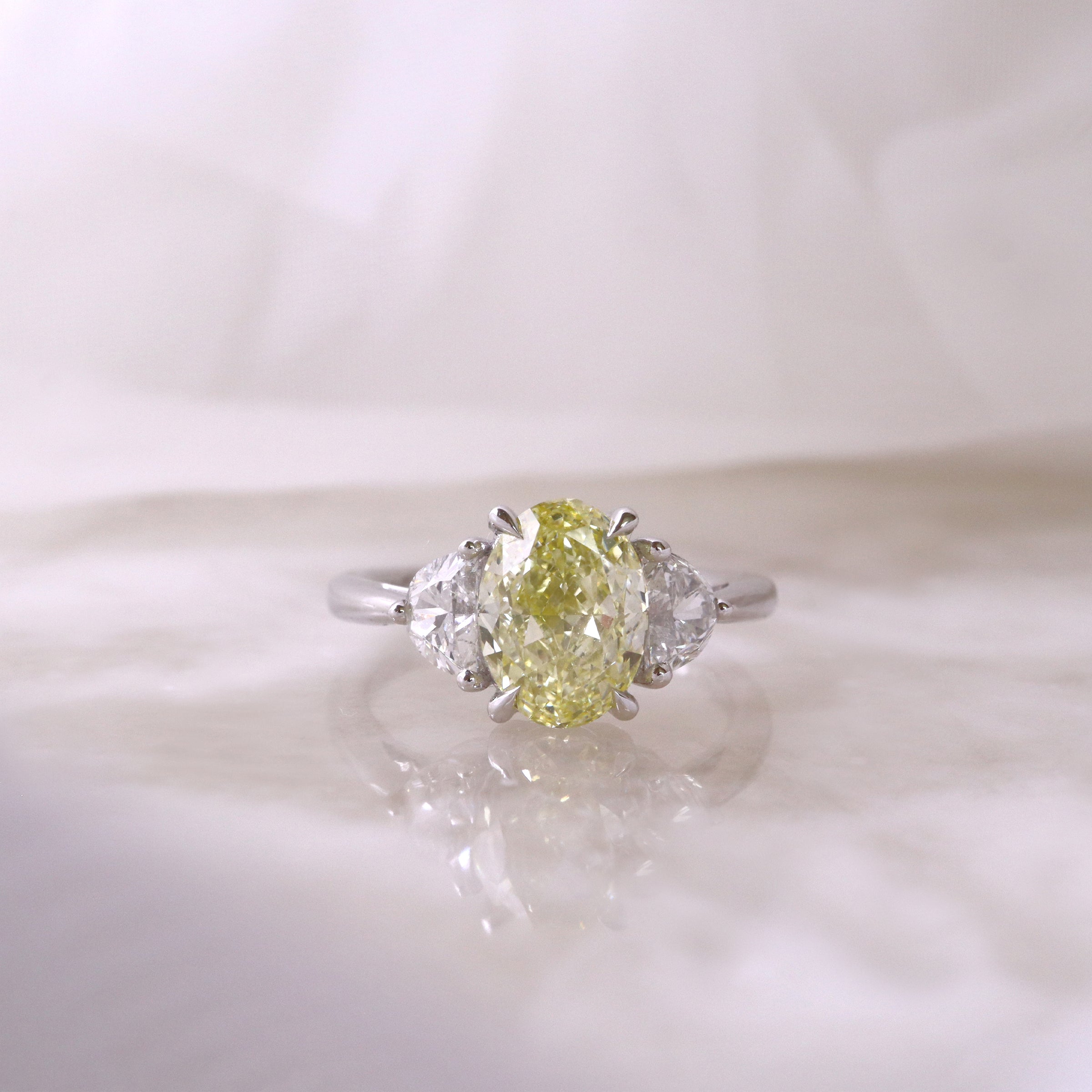 Diamond 3 Stone Engagement Ring - LG 3.08ct (40048)