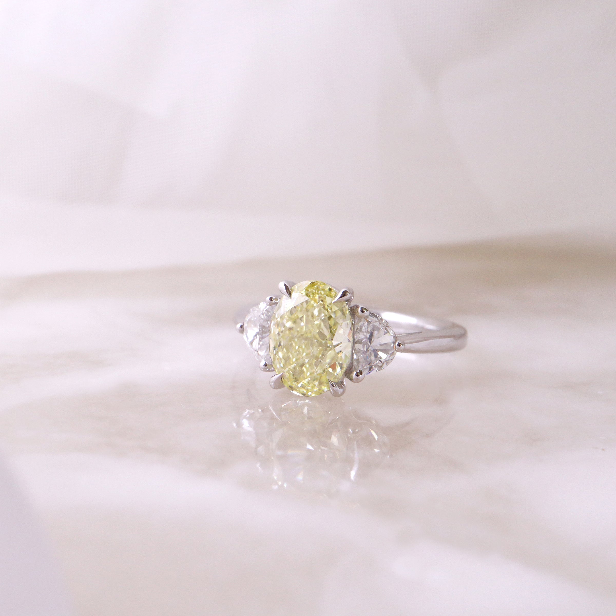 Diamond 3 Stone Engagement Ring - LG 3.08ct (40048)