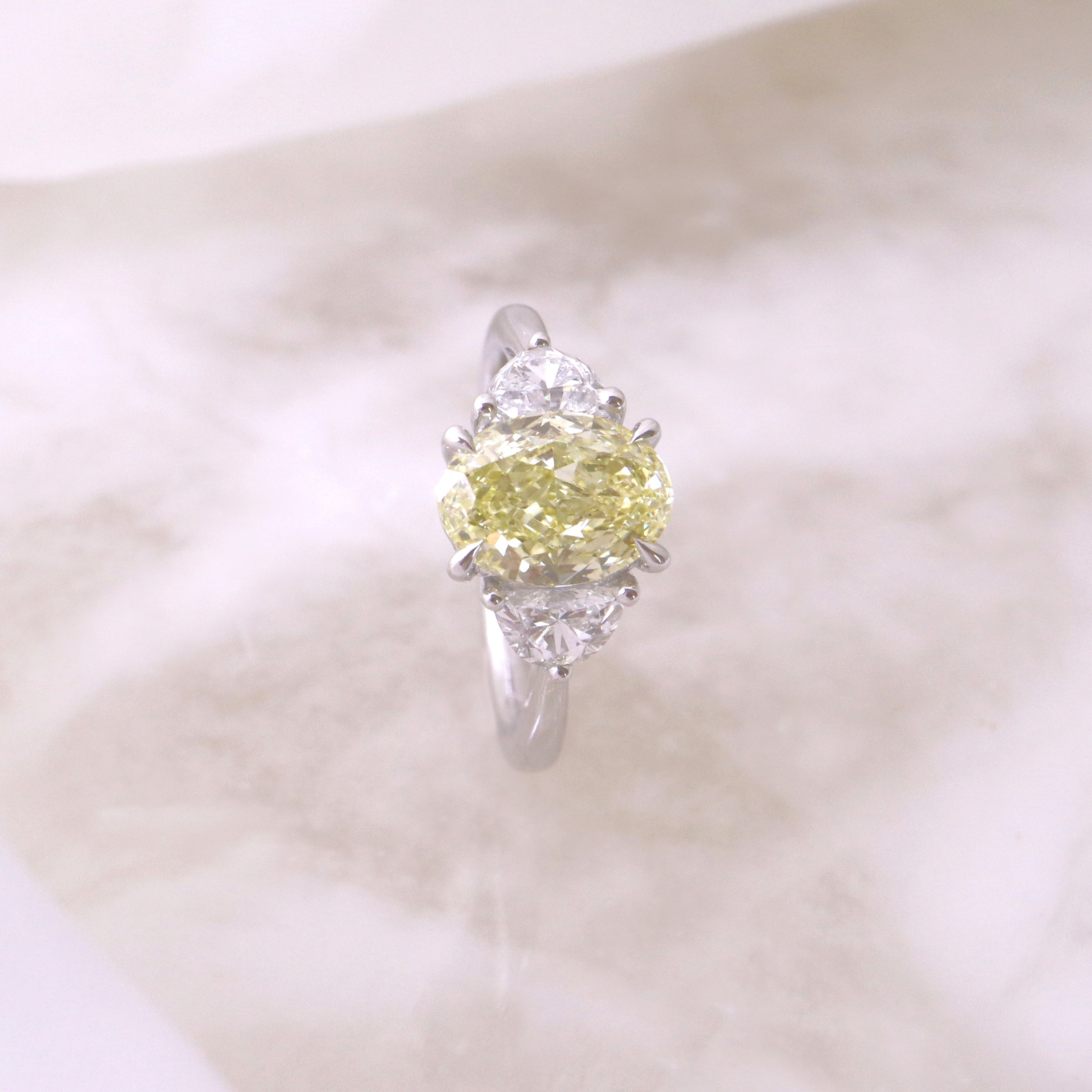 Diamond 3 Stone Engagement Ring - LG 3.08ct (40048)