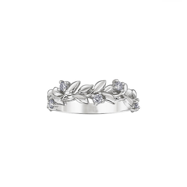 Canadian Diamond Floral Band .14ct (40077)